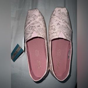 TOMS Wedding Slip Ons NWT